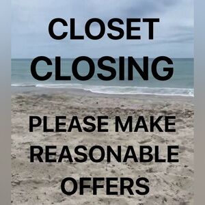 Closet Closing PLEASE Make Reasonable OFFERS 🙏